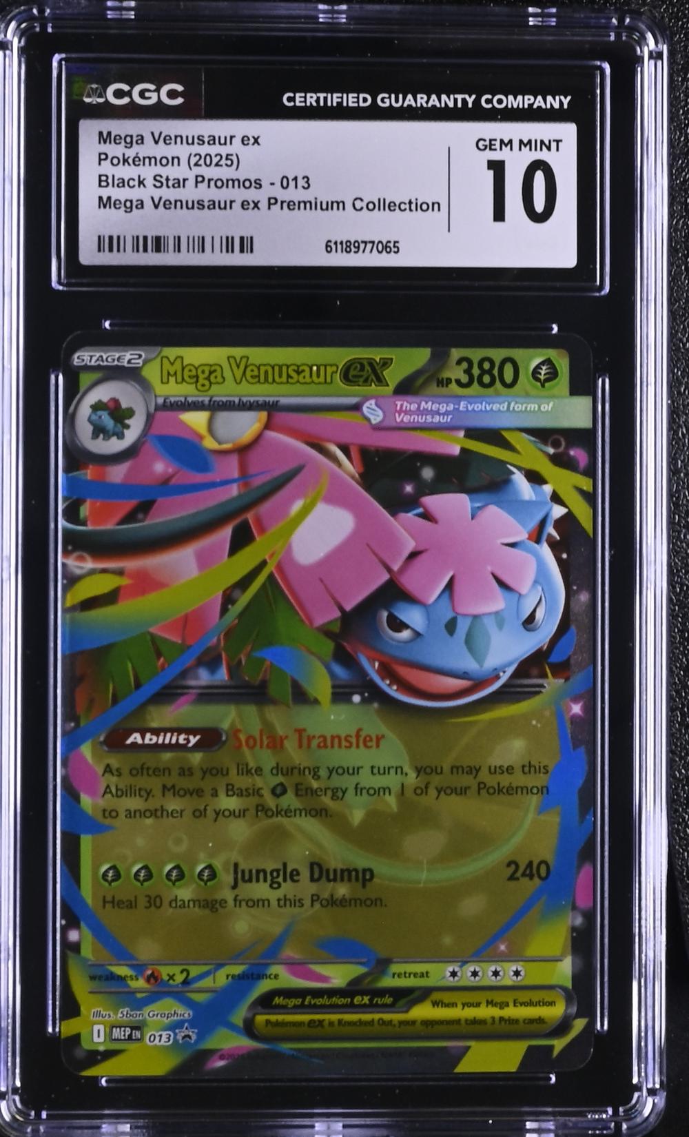 2025 Mega Venusaur ex - Pokémon Black Star Promos - Mega Evolution